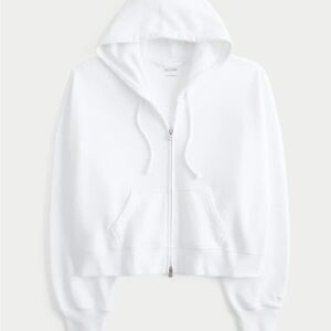 Hollister Pure White Hoodie